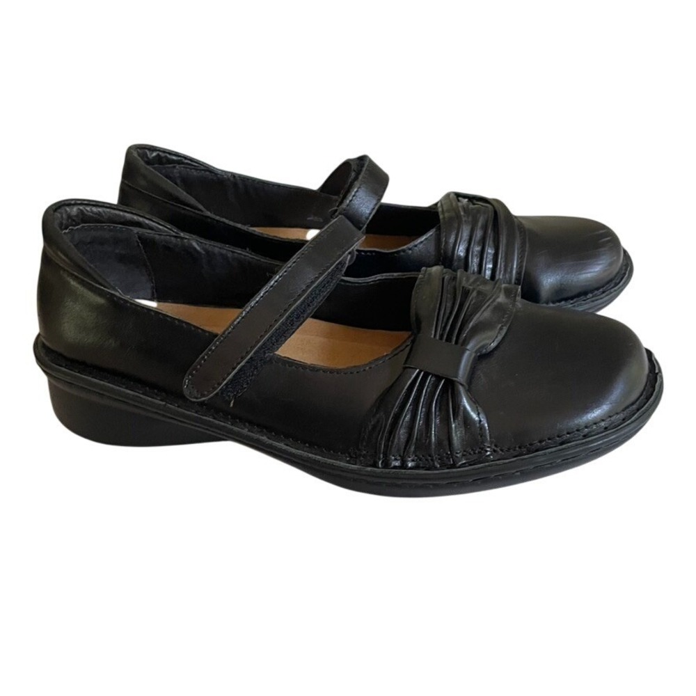 Naot Tone Mary Jane Shoes Black Leather Comfort Womens 11 EU 42